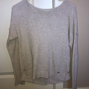 White gray Hollister sweater